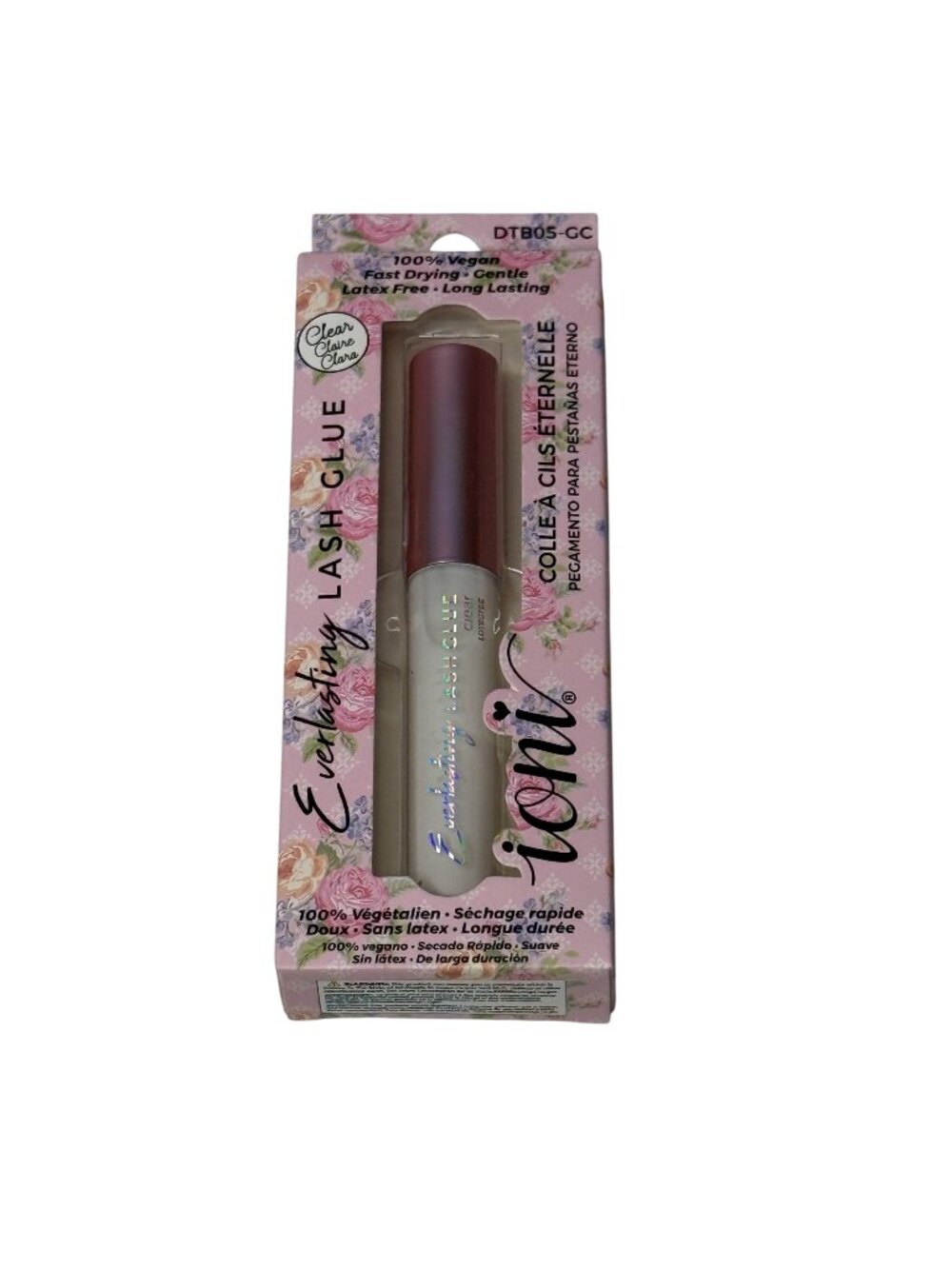 Ioni Everlasting Clear Lash Glue | Fast Drying Latex Free Vegan Eyelash Adhesive